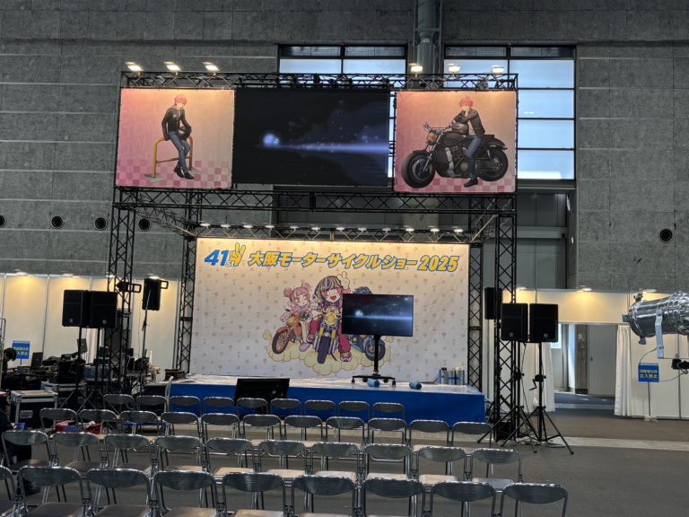 大阪モーターサイクルショー 2025 搬入してきました！